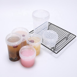 Cốc Đựng Súp Tròn 520Ml Dùng Một Lần Nắp Khóa Rõ Ràng Bằng Nhựa Hộp Đựng Đồ Có Nắp Đậy Khóa Ép Phun - Product Image 2