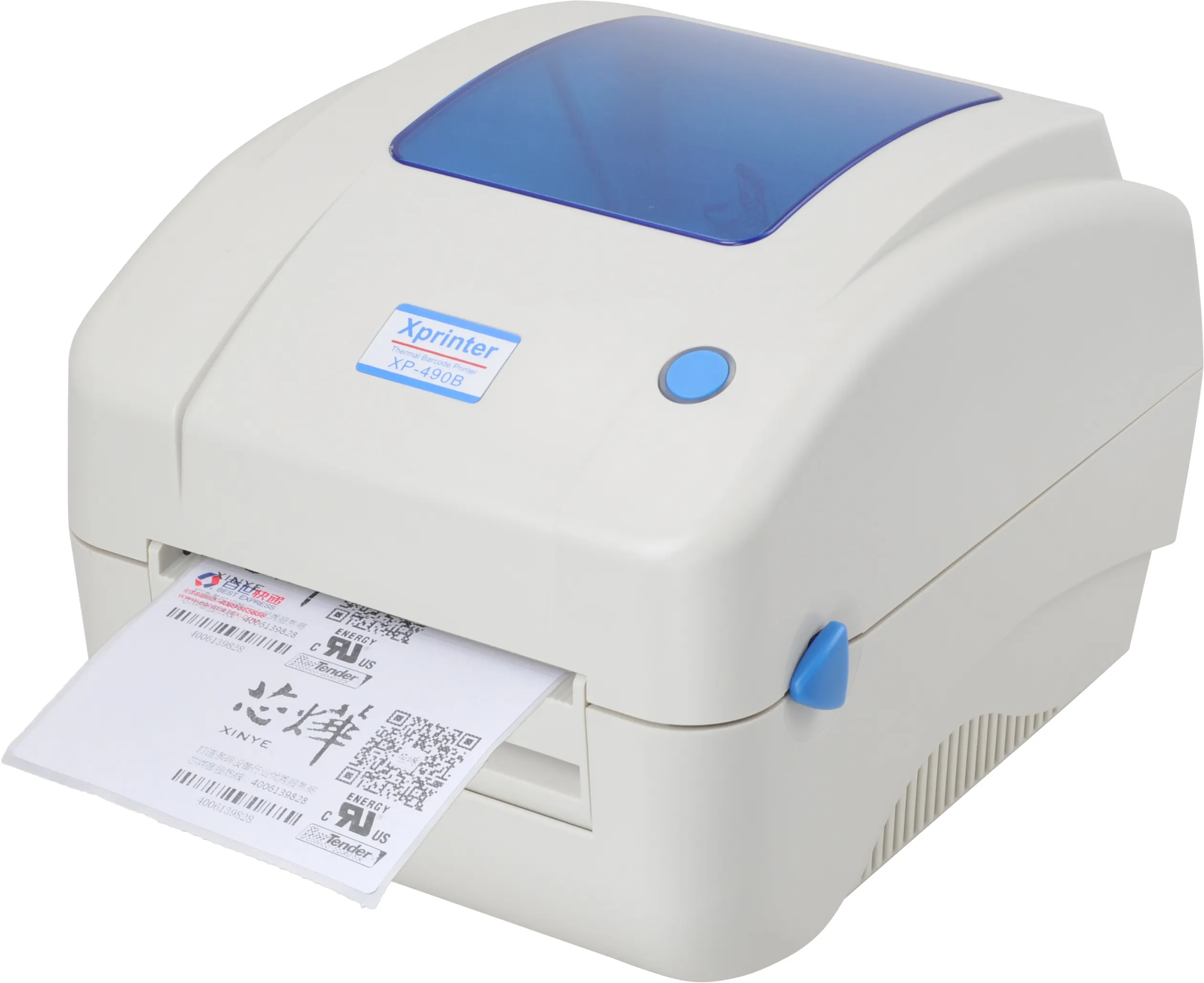 Thermische Verzending Label Printer Leverancier Logistiek Barcode Sticker Printer 4 Inch 100X150 Mm Ontvangst Printer Zwart-wit ce