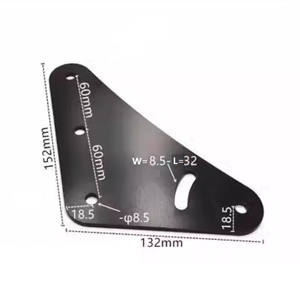 Monitorständer mit dreifachem Bildschirm und doppelter Armverbinder Aluminiumprofil-Bekoppelplatten Monitoreinhalterung feste Verbindungsplatte - Product Image 2