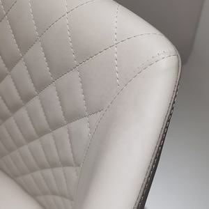 Khuyến mãi Ghế Nhật Bản cho phòng ăn Ghế ăn nhung xanh có tay vịn lưng thấp phong cách châu Âu - Product Image 6