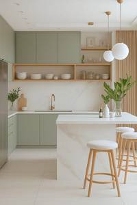 Lemari Dapur Kecil yang Dapat Disesuaikan untuk Proyek Teknik, Solusi Dapur Kompak untuk Apartemen & Hotel - Product Image 4