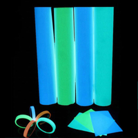 YEEMAX - Rollo de Vinilo Fotoluminiscente Autoadhesivo de PVC Brillante en 8 Colores, Surtido de Colores Sólidos para Señalización Automotriz Imprimible