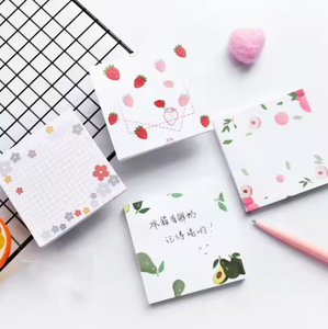 Bloc de notas portátil autoadhesivo de PET redondo de alta calidad, Bloc de notas de palabras, gran oferta, papelería para niñas, estilo de ordenador pegajoso - Product Image 2