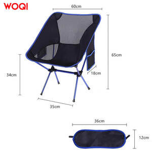 Silla Plegable para Exteriores Woqi, Naranja, Portátil, para Camping y Playa, Diseño Ligero y Compacto - Product Image 3