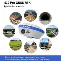 Versión Internacional Stonex S30 Pro, Receptor GPS GNSS con Láser Visual y Cámara Dual, RTK con Software Surpad y Google Maps GNSS RTK