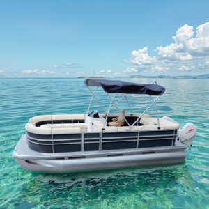 Moderne <span class=keywords><strong>6m</strong></span> Sport Voilier Yacht Premium Ponton <span class=keywords><strong>Bateau</strong></span> pour la Pêche Divertissement - Product Image 2