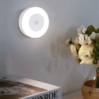 Lampe de nuit LED tactile à intensité variable, rechargeable par USB-C, à fixation magnétique, sans fil, pour armoire, chambre, cuisine, placard, escalier