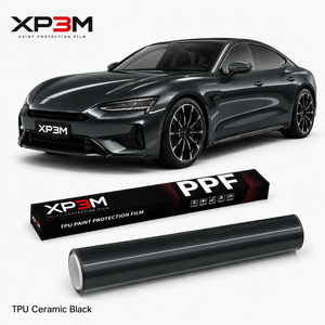 ฟิล์มใสกันรอยรถยนต์ XP3M เซรามิกสีดำด้านแบบซาติน TPU ความหนา 7.5 มิล ซ่อมแซมตัวเองได้ ป้องกันรอยขีดข่วน ป้องกันสีเหลือง พร้อมช่องระบายอากาศ - Product Image 1
