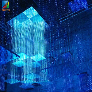 Pantalla de Inducción 3D para Espectáculos de Iluminación, Matriz RGB de 360 Grados, Cadena de Luces Pixeladas, Pantalla Interactiva ARTNET, Hierro, Online - Product Image 2