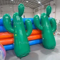 L'air durable gonflable de la publicité a scellé le cactus gonflable géant de modèle de cactus de tube pour la décoration