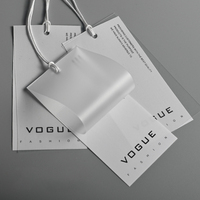Étiquettes de vêtements personnalisées de luxe avec logo, en papier kraft artistique, étiquettes volantes pour T-shirts, vestes, jeans, recyclées