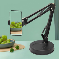 Support mobile pliable et réglable à 360 degrés en alliage d'aluminium de qualité supérieure