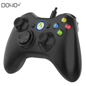 Dual Vibration USB Gamepad Kabel gebundener Xbox 360 Game Controller für PC /Xbox360 / Slim