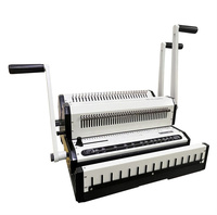 SG-WW2500A Machine de reliure manuelle 2-en-1 pour fils 2:1 et fils de papier 3:1 avec perforation et reliure