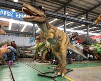 Modèle de dinosaure simulé de 6 m, T-rex animatronique, dinosaures faits à la main pour les parcs d'aventure intérieurs/extérieurs