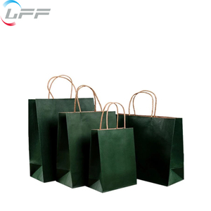 Custom Logo Recycled Cheap Takeaway Shopping Brown Kraft Paper Bag with Handle