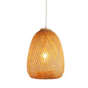 Productos de moda 2023 luces de bambú hechas a mano cocina ratán bambú lámpara colgante - Product Image 4