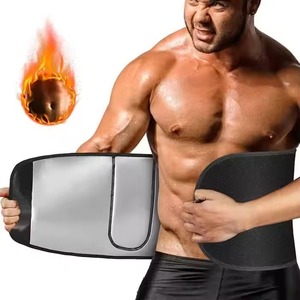 Cinturón recortador de cintura <span class=keywords><strong>para</strong></span> hombres delgados moldeador de cuerpo Cinchers Control de barriga envoltura de sudor de neopreno <span class=keywords><strong>para</strong></span> soporte Lumbar de estómago y espalda - Product Image 5
