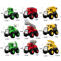 Camion de pompiers ABS, jouet militaire à friction, cadeau pour enfants, modèle de camion éducatif, jouets de voiture à friction pour enfants de 8 à 12 ans