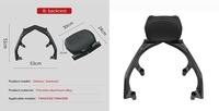 Tmax 560 530 Aksesori, untuk jok sepeda motor Yamaha & sandaran belakang, sandaran logam campuran aluminium
