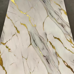 Kualitas tinggi 3mm 4mm 6mm ketebalan disesuaikan panjang SPC + UV marmer lembar tahan air tahan api apartemen papan SONSILL - Product Image 1