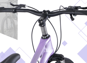 Vélo de montagne pour <span class=keywords><strong>garçon</strong></span> en alliage de magnésium, 22 pouces, 7 vitesses, avec suspension avant, freins à disque doubles et amortisseur, pour les enfants de plus de <span class=keywords><strong>10</strong></span> <span class=keywords><strong>ans</strong></span> - Product Image 6