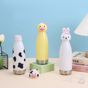 <span class=keywords><strong>Termo</strong></span> Infantil de Silicona de Grado Alimenticio, con Diseño de Animales, <span class=keywords><strong>Tapa</strong></span> Antiderrames, en Caja, para Primaria, Saludable e Inteligente - Product Image 1