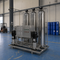 Filtre mécanique industriel en acier au carbone avec média sable de quartz, réservoir sous pression pour usine de traitement des eaux usées de teinture textile, 5000L/heure