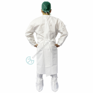 04G robe d'<span class=keywords><strong>isolation</strong></span> jetable microporeuse blanche - Product Image 4