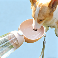 Yue Pet – Gourde multifonctionnelle portable pour animaux de compagnie avec fontaine à eau à pression pour l'extérieur – Vente en gros