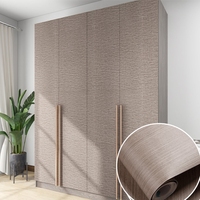 Papier peint PVC auto-adhésif Xuanmei effet bois moderne, étanche, garantie 1 an, pour la rénovation de meubles de salon et chambre