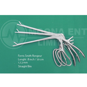 Juego de 3 Piezas de Rongeurs Ferris Smith de Acero Inoxidable de Alta Calidad, 8 Pulgadas de Largo, con Instrumentos Manuales Reutilizables de 1mm, 2mm y 3mm - Product Image 4