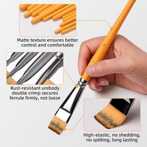 13 Uds pinceles <span class=keywords><strong>para</strong></span> pintura facial juego sintético profesional <span class=keywords><strong>para</strong></span> arte corporal Halloween Cosplay teatro maquillaje - Product Image 3