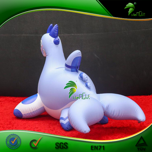Dragón azul inflable para montar en juguete de <span class=keywords><strong>piscina</strong></span> suave para diversión - Product Image 4