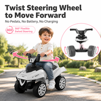 Voiture à roulettes pour enfants à 4 roues, en plastique PP, roues silencieuses, trotteur pour tout-petits, jouet à pousser pour bébé, 0-24 mois et 2-4 ans, livraison rapide