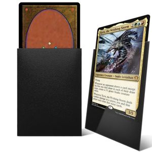 Protège-cartes en plastique brillant et durable FX, coins carrés, pour cartes de jeu et de collection, en noir, bleu, blanc, rouge, violet - Product Image 3