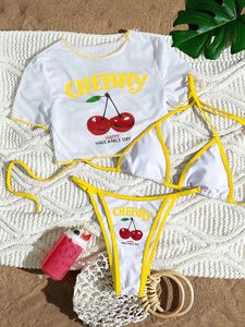 <span class=keywords><strong>Maillot</strong></span> <span class=keywords><strong>de</strong></span> <span class=keywords><strong>bain</strong></span> 3 pièces pour femme, OEM/ODM personnalisé, ensemble bikini triangle à bretelles croisées, <span class=keywords><strong>maillot</strong></span> <span class=keywords><strong>de</strong></span> <span class=keywords><strong>bain</strong></span> <span class=keywords><strong>de</strong></span> créateur - Product Image 1