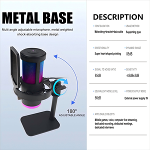 Tarjeta de sonido integrada profesional Computadora Ancla móvil Grabación de TIKTOK en vivo Micrófono de condensador dedicado para cantar y jugar - Product Image 3