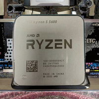 AMD pour Ryzen 5 3600X 3500X 3700X Processeur d'unité centrale R5-5600 Six cœurs douze fils 3.6 GHz 7NM 65W Socket AM4 pour ordinateur de bureau