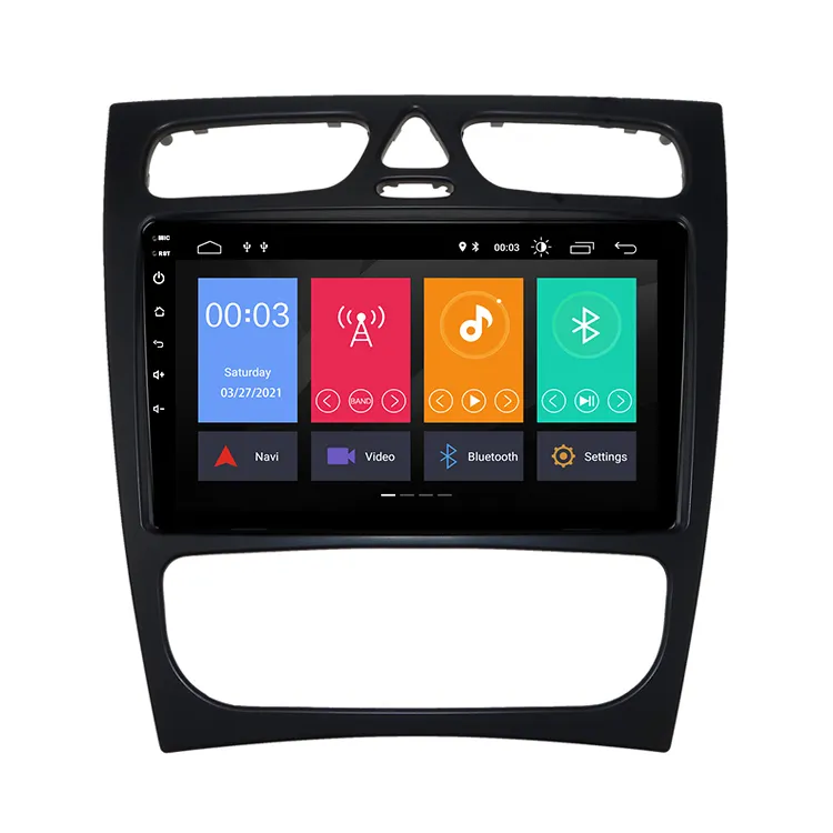 Autoradio Android per Mercedes Benz classe C W203 C200 C320 C350 CLK W209 4G navigazione GPS Android No DVD Carplay android auto