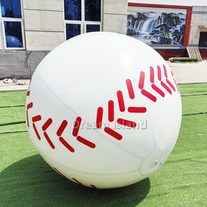 Riesiger Aufblasbarer Baseball-Springball Aufblasbarer Spiegelball Disco-Ballon Stilvoller Dekorativer Ballon für Outdoor-Aktivitäten - Product Image 1