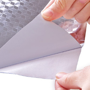Oliebestendige Sticker Backsplash Aluminiumfolie Olie Zelfklevend Papier Zilveren Kast Voering Hittebestendige Schil En Stok Backsplash - Product Image 2