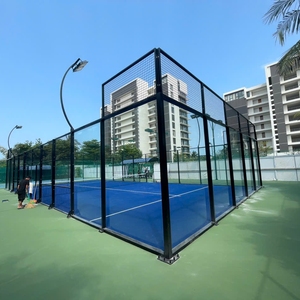 Cancha de Pádel con Certificación CE, Estándar Europeo, Estructura de Vidrio de Seguridad Premium, Suministro Internacional al por Mayor - Product Image 1
