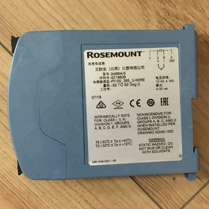 โปรโมทสินค้า Rose Mount 248RAI5 เครื่องวัดอุณหภูมิ PT100 RTD 4-20mA HART ของแท้นำเข้า - Product Image 6