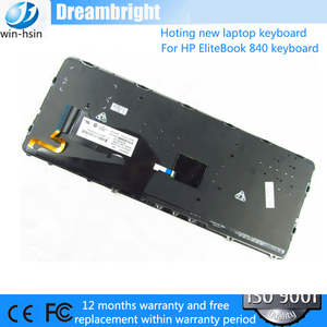 New chiếu sáng bàn phím máy tính xách tay với khung cho <span class=keywords><strong>HP</strong></span> <span class=keywords><strong>EliteBook</strong></span> <span class=keywords><strong>840</strong></span> G1 850 G1 chúng tôi/Đen - Product Image 4
