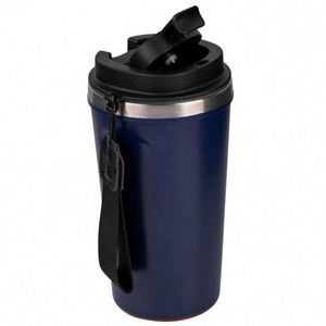 แก้วกาแฟสแตนเลสแบบใหม่ ป้องกันการหก แก้วกาแฟสองชั้นแบบสุญญากาศ - Product Image 1
