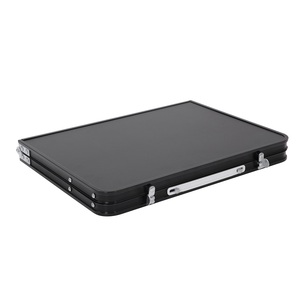 Nhà Máy Trực Tiếp Trọng Lượng Nhẹ Xách Tay Gấp Kim Loại Máy Tính Xách Tay Bảng Cho Ngoài Trời Những Bữa Ăn Sáng Giường Phục Vụ Có Thể Gập Lại Sân - Product Image 4