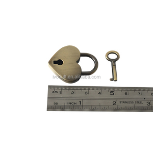 China Factory Wholesale Cute <strong>Heart</strong> Padlock 30x39mm Love <strong>Heart</strong> <strong>Lock</strong> with Key