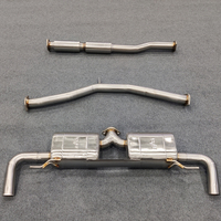 MM 팩토리 OEM SS304 캣백 배기 파이프 (볼보 SS60/V40/V50/V60/V70/V90 B4/B5/T8 2.0L 밸브 시스템 머플러 포함)