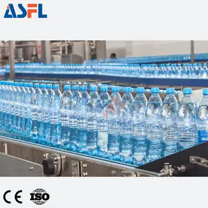 Máquina de embotellado y envasado de agua completamente automática Capacidad de máquina de embotellado de agua de alta velocidad Proceso de producción de agua embotellada